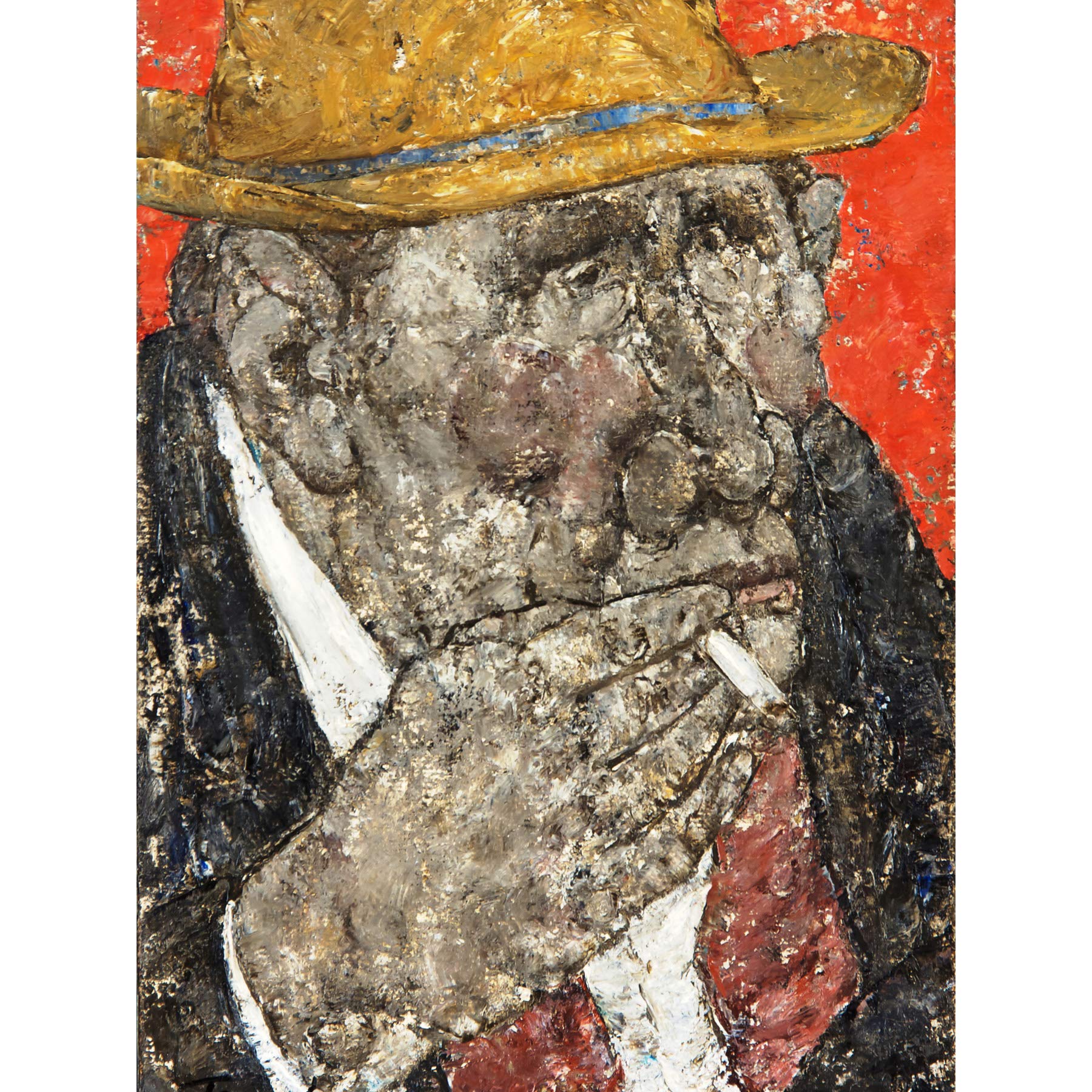 Artery8 Akira Tanaka Portrait 1972 Large Wall Art Poster Print Thick Paper 18X24 Inch