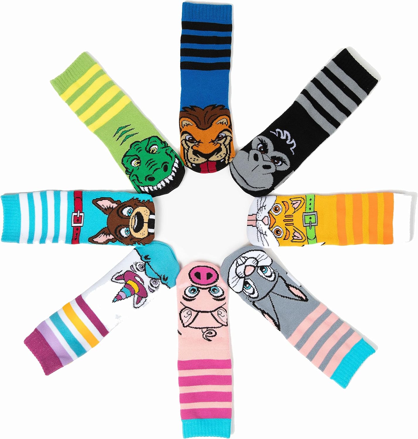 JP DOoDLES Puppet Socks - Funny Novelty Animal Socks - Kids Crazy Silly Socks - Boys and Girls Fun Socks - Adult Socks : Clothing, Shoes & Jewelry