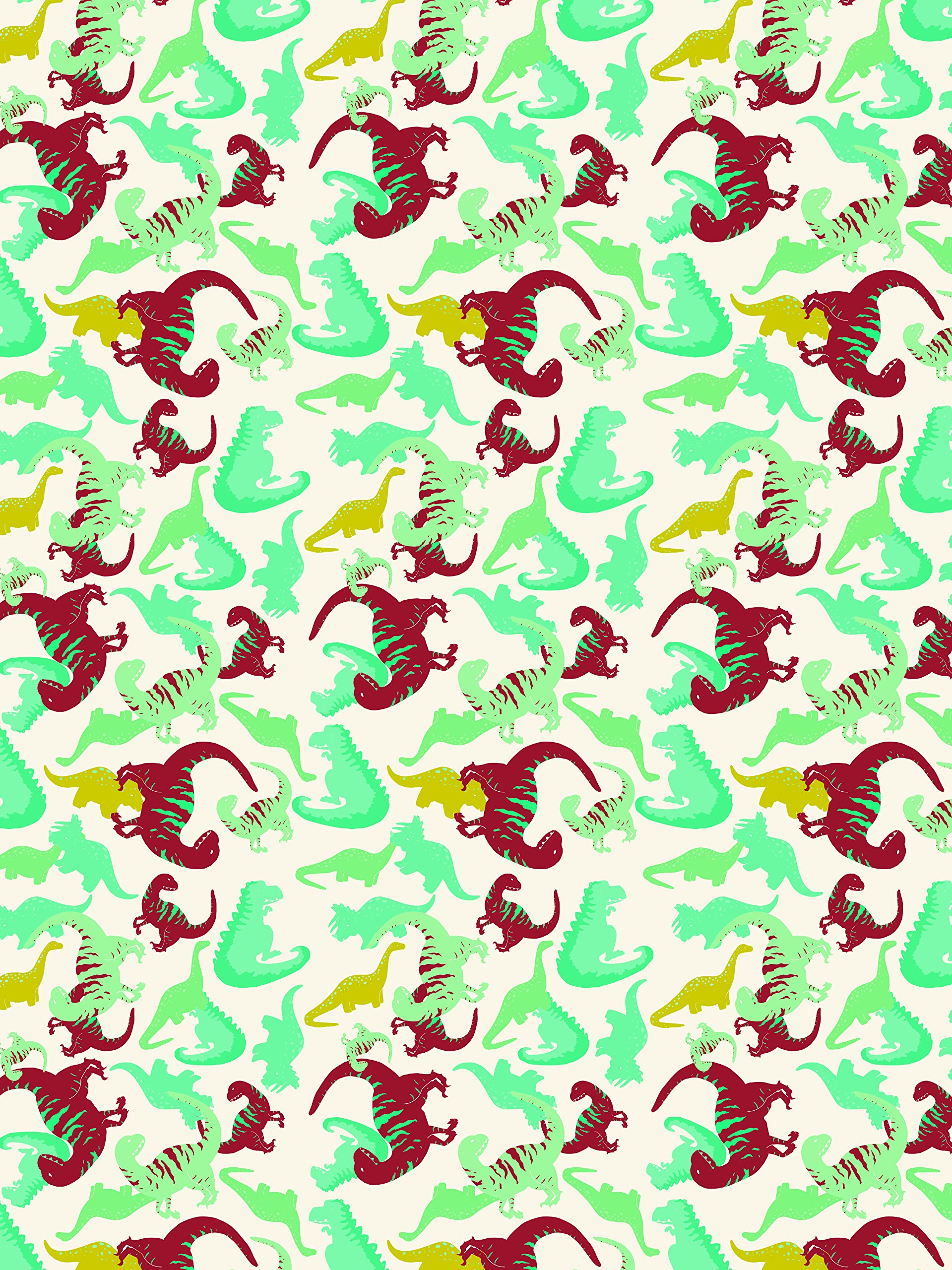 Decopatch C736O Paper, 395 x 298 mm, Pack of 3, Colourful with Dinosaur, Colourful dinosaurs