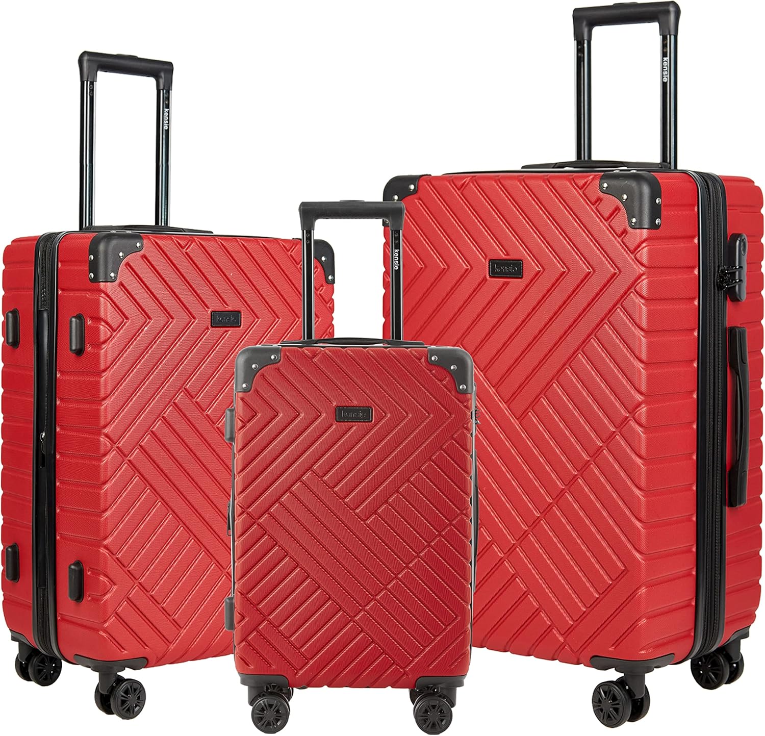 Kensie Tigard Luggage 3 Piece Set (28"/24"/20")