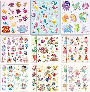 300+ Holographic Stickers for Kids, 15 Different Sheets of Fairy Tale Th...