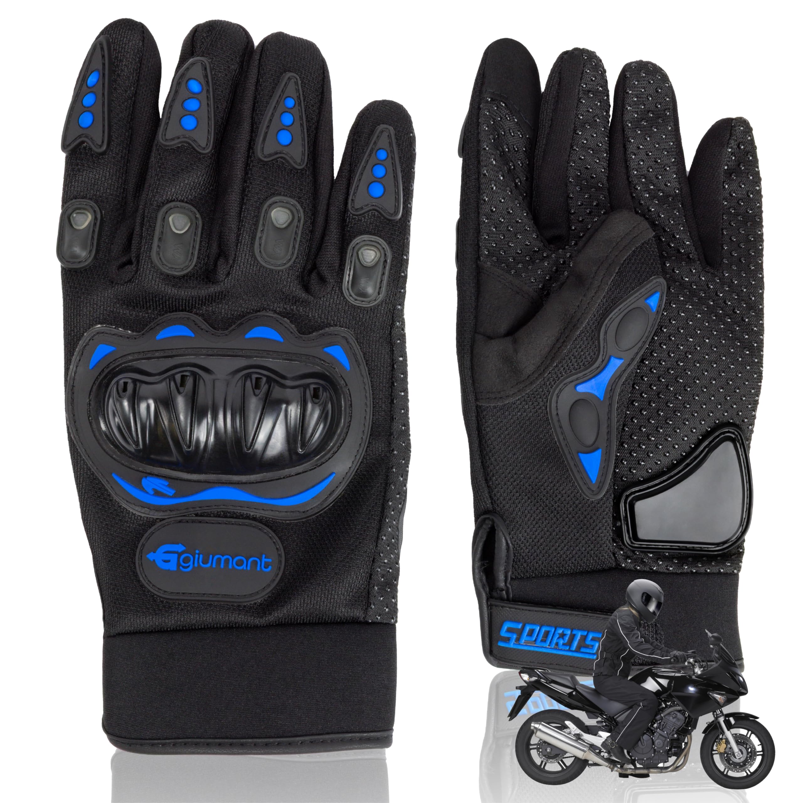 Non Slip Volledige Vinger Bescherming Touch Screen Motorfiets Motocross Racing H
