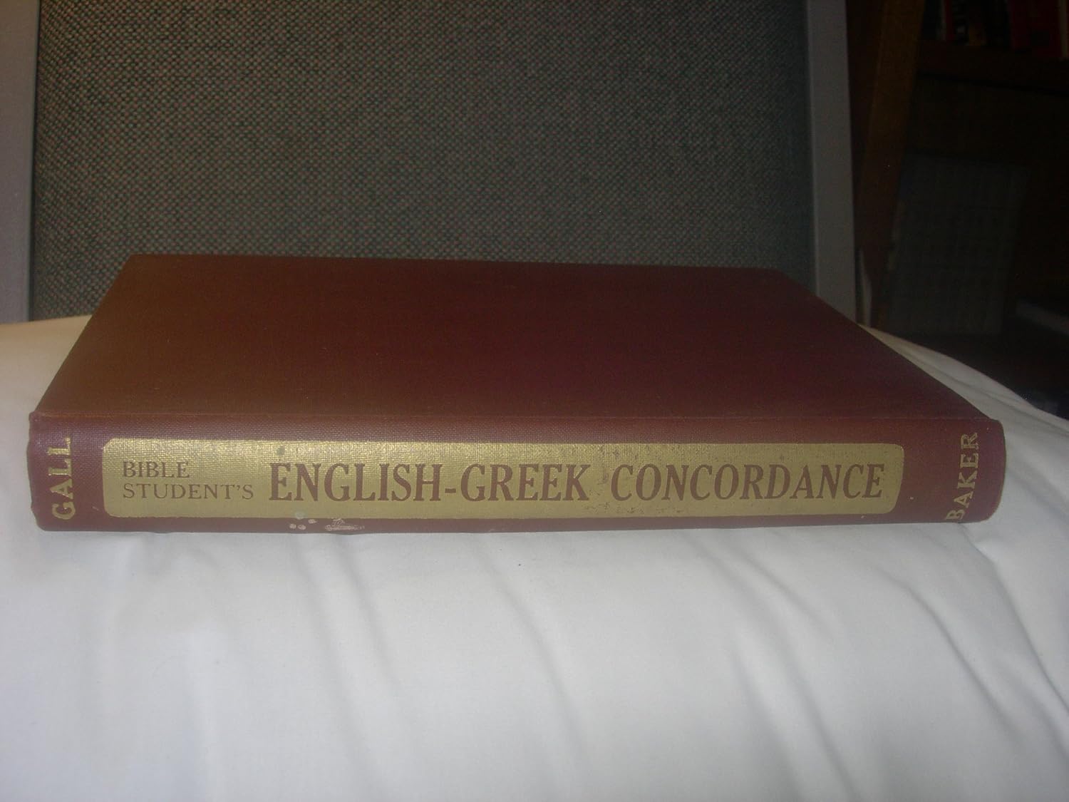 Bible Student's English Greek Concordance and Greek English