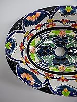 Vista 2 de 16" X 12" TALAVERA SINK drop in or undermount mexican bathroom handmade ceramic
