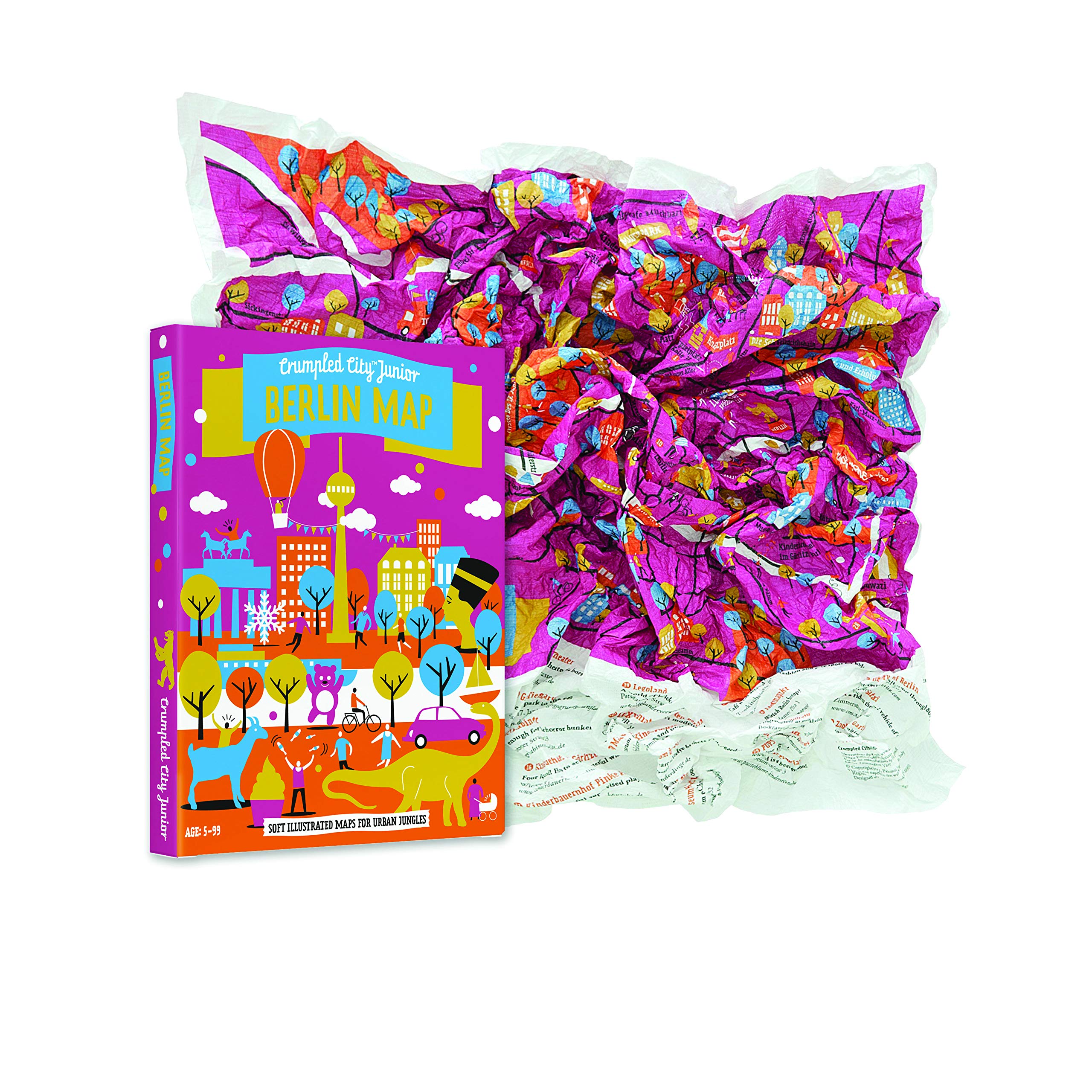 Junior Berlin Crumpled City Map