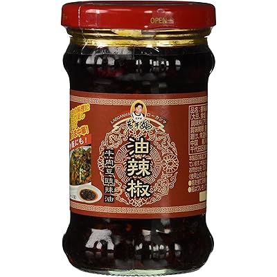 老干媽 精製牛肉末豆鼓油辣椒(牛肉豆鼓ラー油) 210g