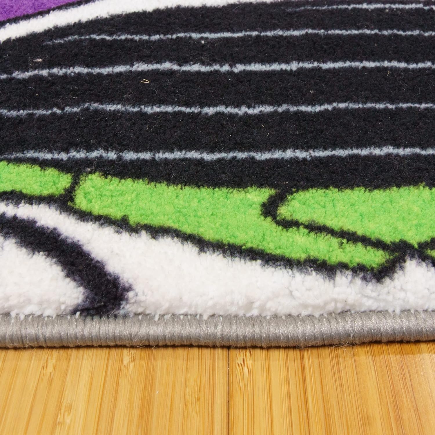 Gertmenian Disney Pixar Toy Story Indoor Area Rug - 3x5 Small, Non-Slip, Ideal for Children in Bedroom, Game Room, Classroom, Nursery or Play Area - Woody/Buzz Lightyear, Gray/Blue, 19850