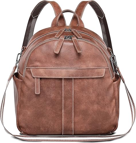 Mochila para mujer, de piel sintética, para mujer, trabajo, oficina, viajes, universidad, estudiantes, escuela, con puerto de carga USB, bolsa de