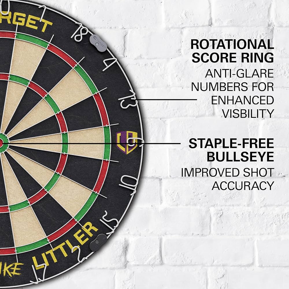 Amazon.com : Target Darts Luke Littler Dartboard Set, Player