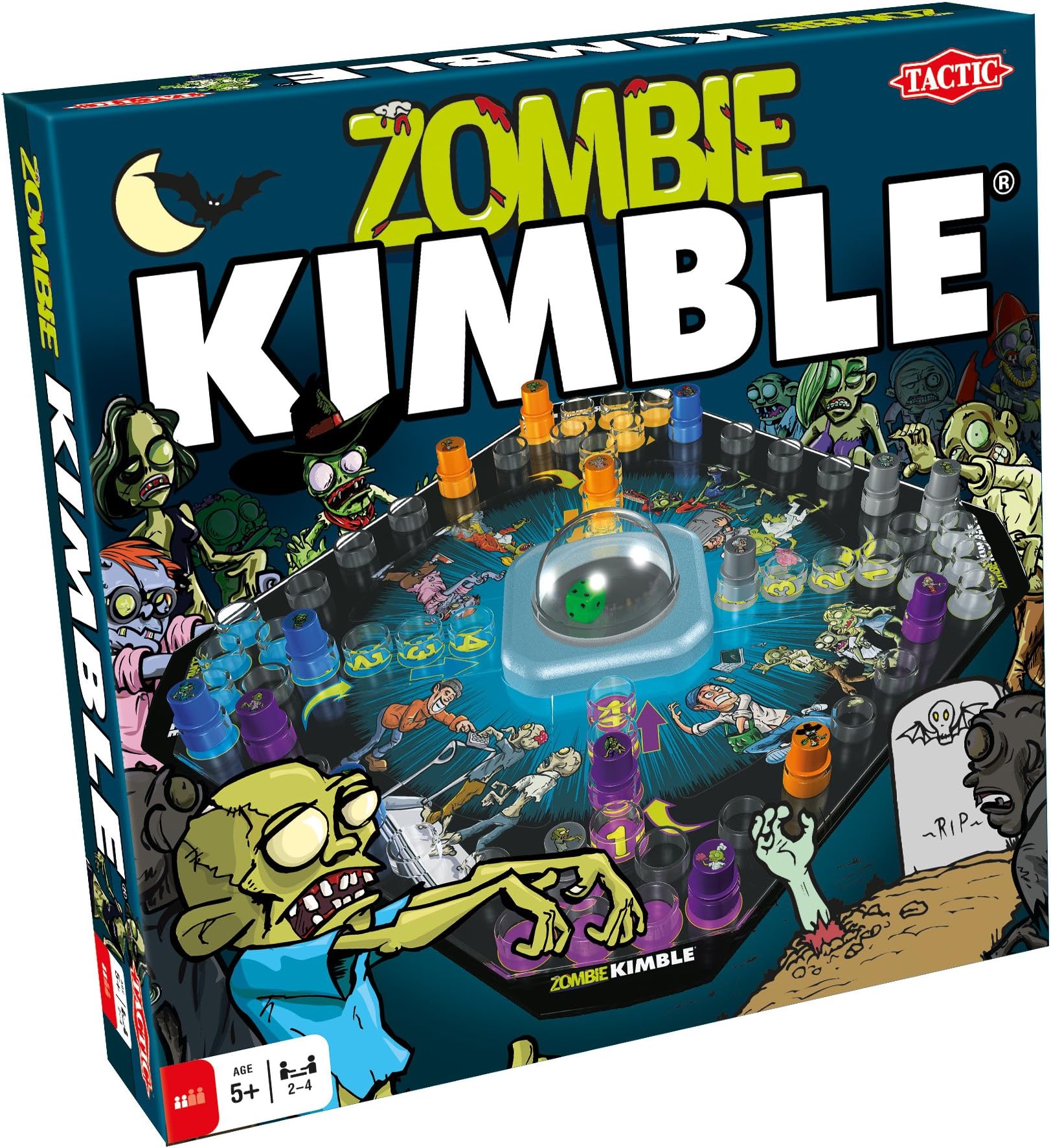 Tactic Games 53219 Zombie Kimble Board Game, Multicolor