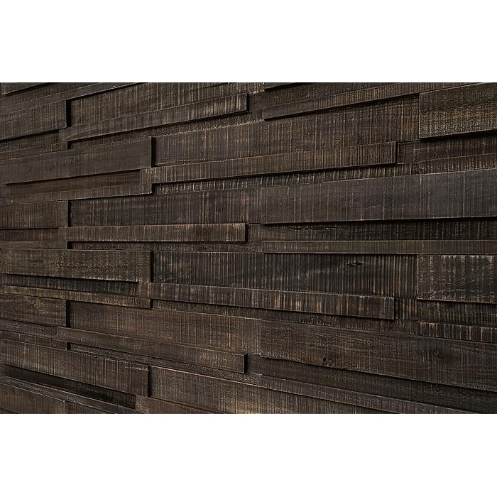Buy WoodyWalls Long 3D Wall Panels Wood Planks are Made from 100 Teak Each Wood Panel is