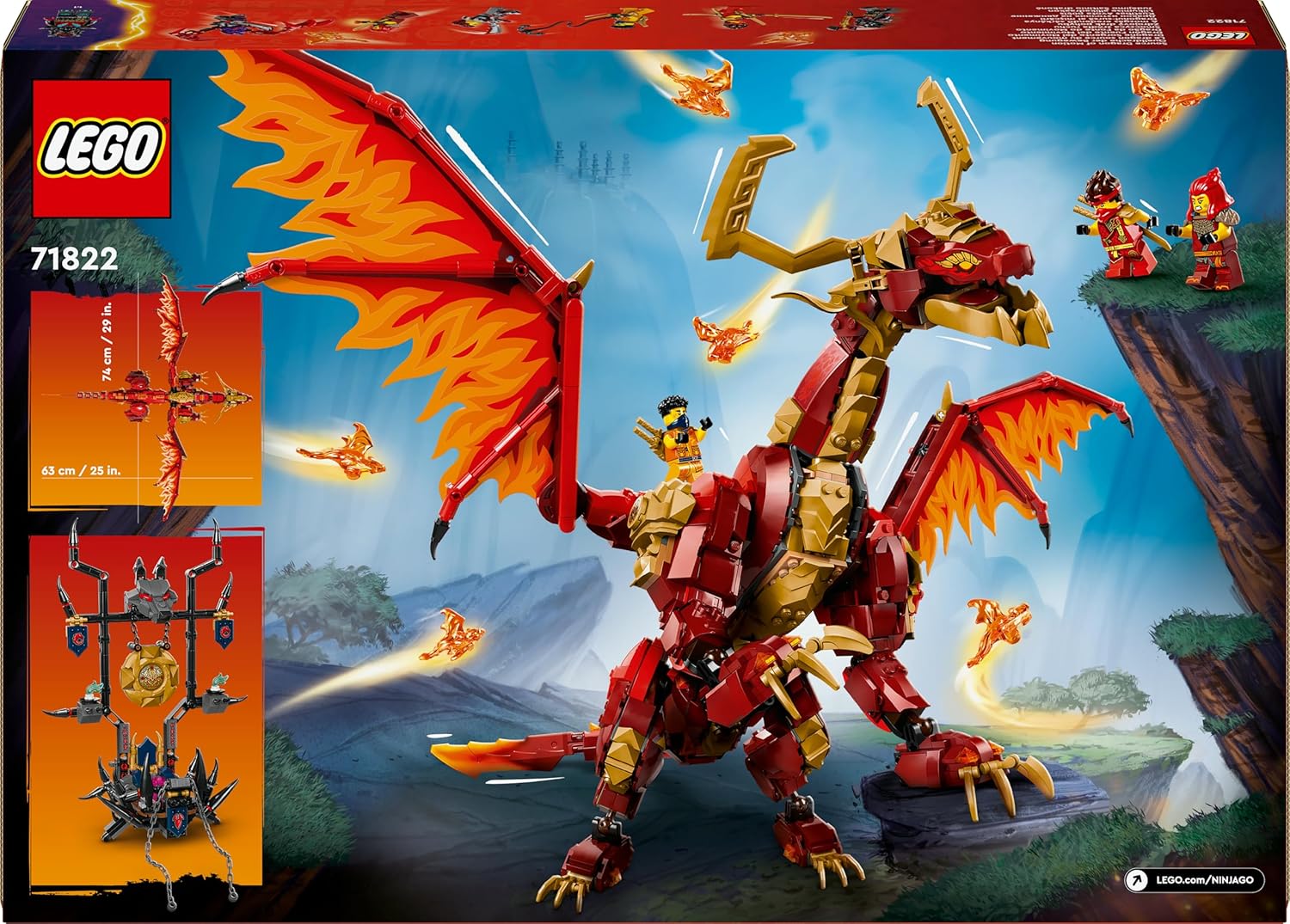 LEGO 71822 NINJAGO Quelldrache der Bewegung