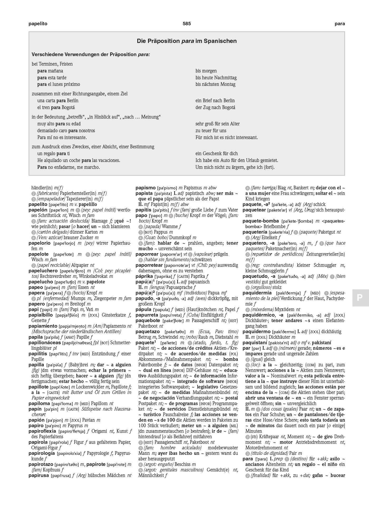 PONS Großwörterbuch Spanisch: Spanisch - Deutsch / Deutsch - Spanisch. 285.000 Stichwörter und Wendungen. Mit Online-Wörterbuch und Extraheft.: ... 285.000 Stichwörter u. Wendungen mit Online