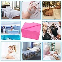 Vista 6 de Sábanas desechables de 200 piezas de 31 x 71 pulgadas, sábanas de mesa de masaje, tela no tejida, cubierta de cama de spa transpirable para masajes