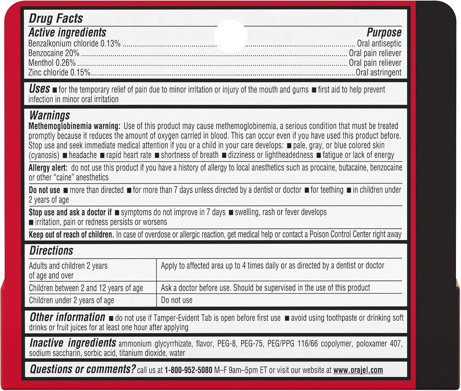 Orajel 4X for Toothache & Gum Pain: Severe Cream Tube 0.33oz- from #1 Oral Pain Relief Brand- Orajel for Instant Pain Relief : Beauty & Personal Care