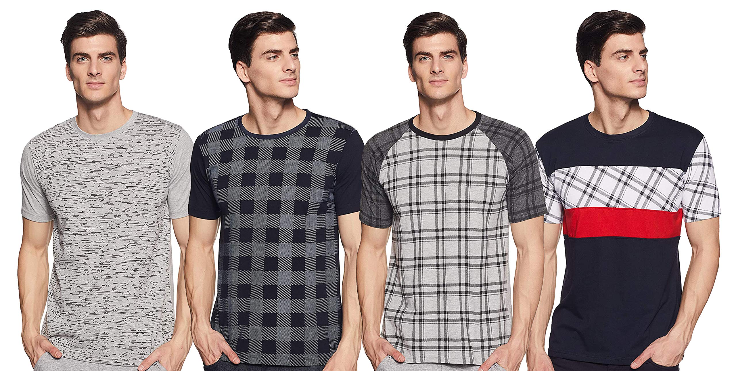 ACTIQUE Men T-Shirt (Pack of 4)