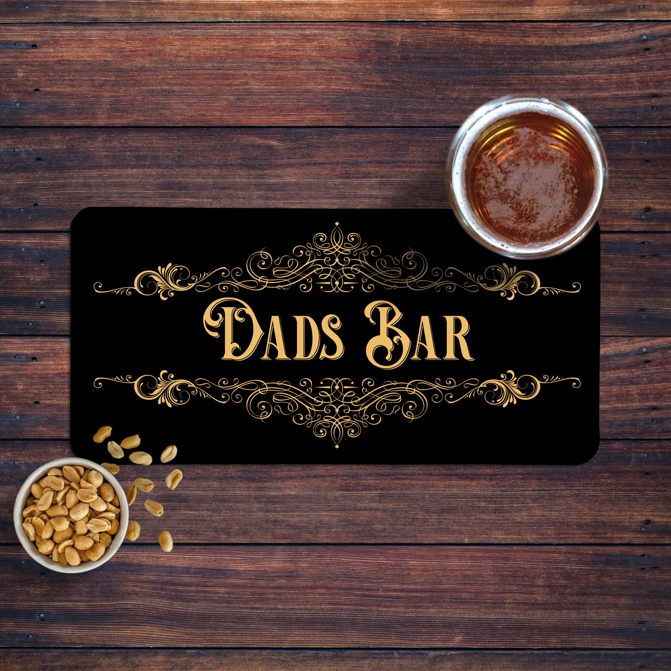 The Garrison Bar Runner, effetto legno Counter Shop Runner bar mat