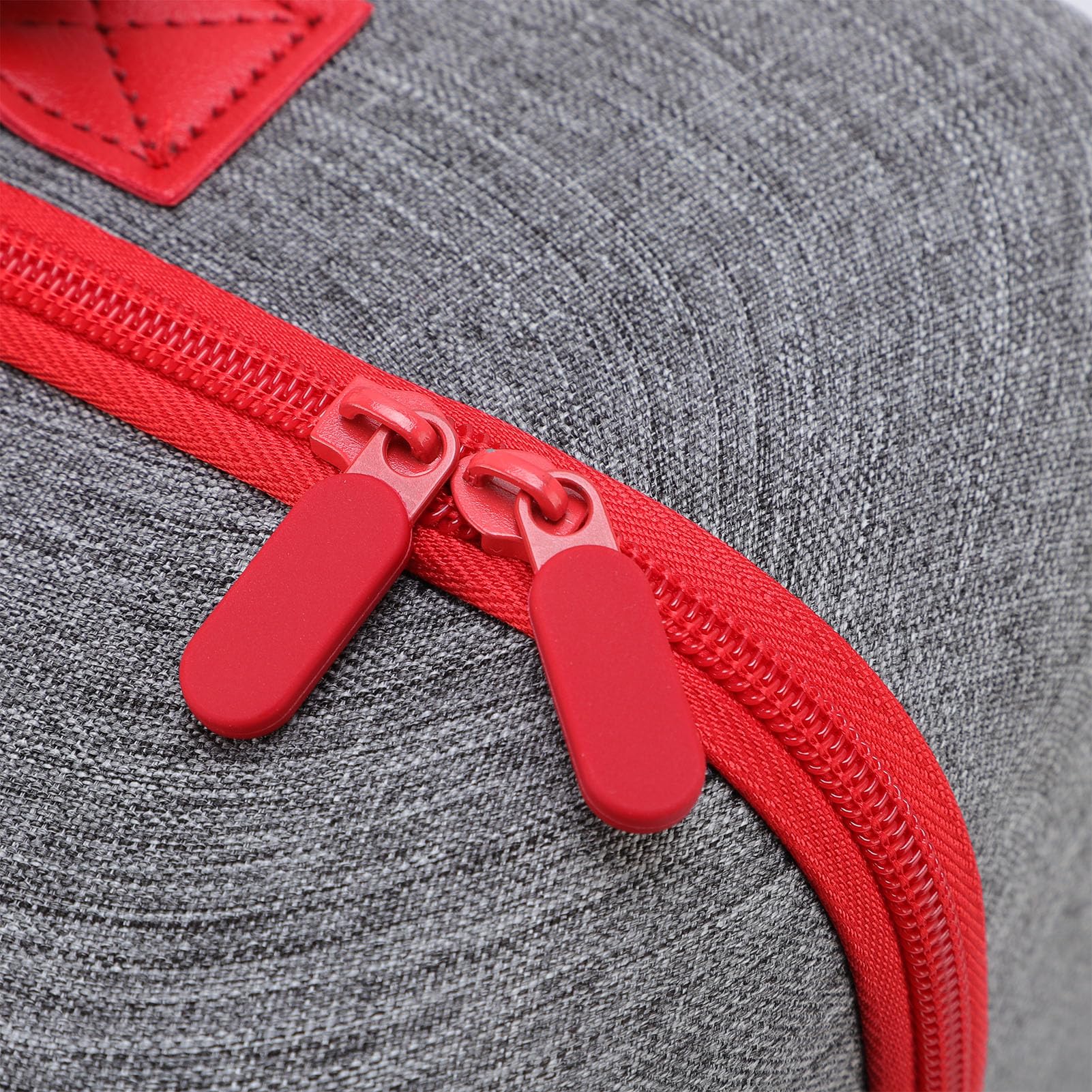 Borsa da Viaggio Rigida per Console di Gioco con Design Confortevole di Grande capacità per Accessori per Cavi per Auricolari, Controller per Console, Adatta per Giocatori di di Gioco (GRAY)