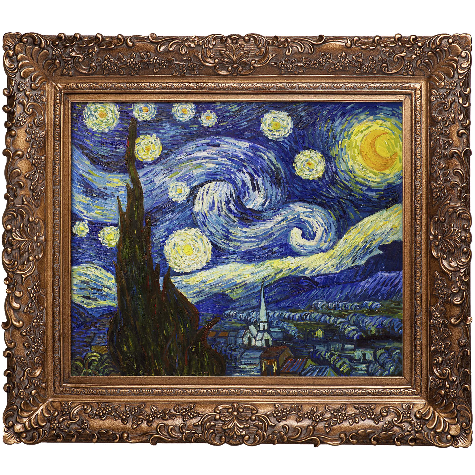 Amazon.com: overstockArt Van Gogh Starry Night Painting Canvas Art