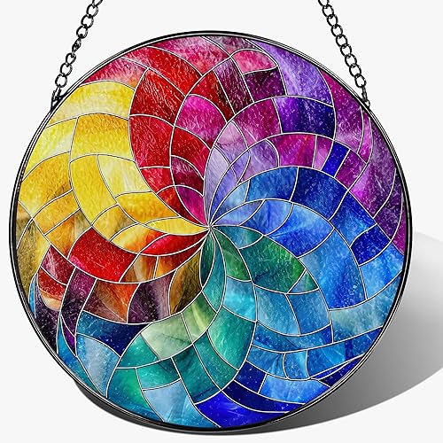 Miniatura 11 de Atrapasoles para colgar vidrieras, 8 pulgadas, atrapa el sol para ventana interior, mariposa para puertas de ventanas, decoración del hogar y