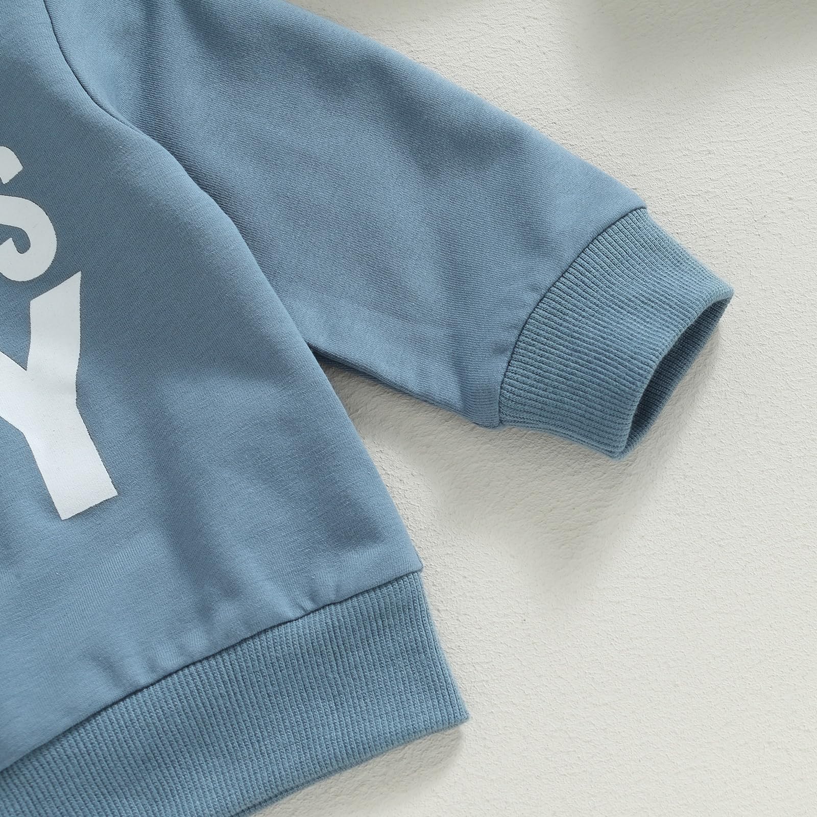 Geagodelia Baby Jungen Kleidung Outfit Babykleidung Set Langarm Kapuzenpullover Top + Hose Neugeborene Weiche Babyset Zweiteiler Patchwork