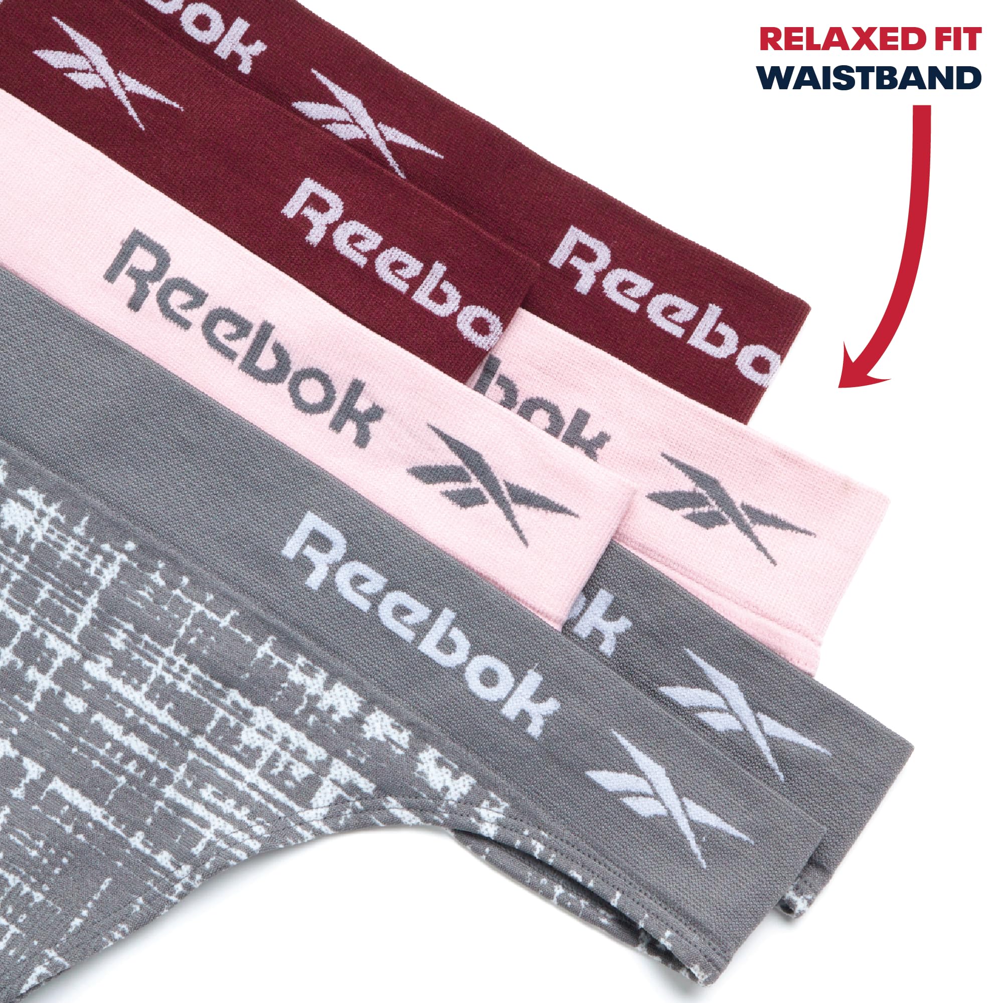 Reebok Intimo da donna - Perizoma senza cuciture (confezione da 6)