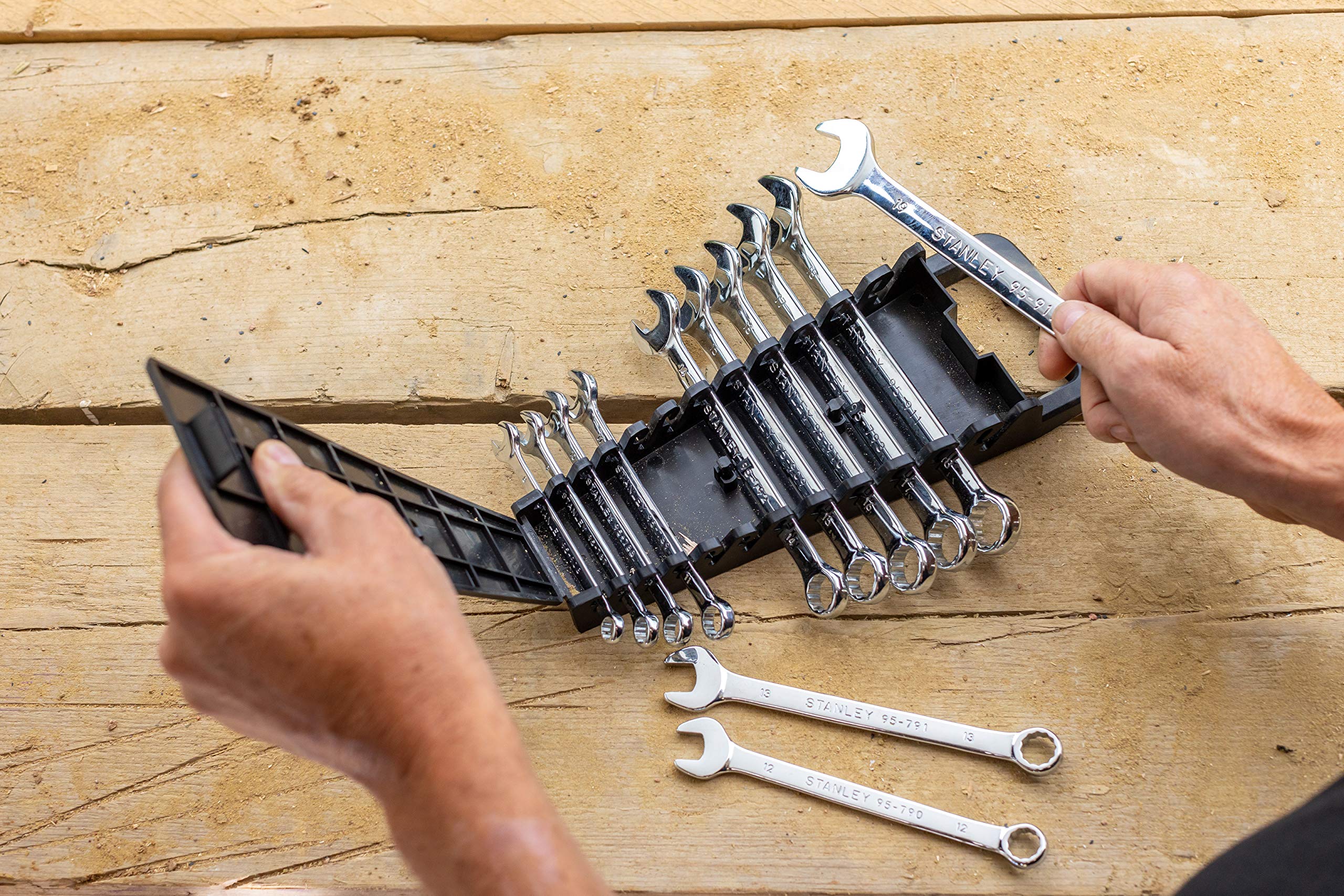Stanley Juego 12 llaves combinadas