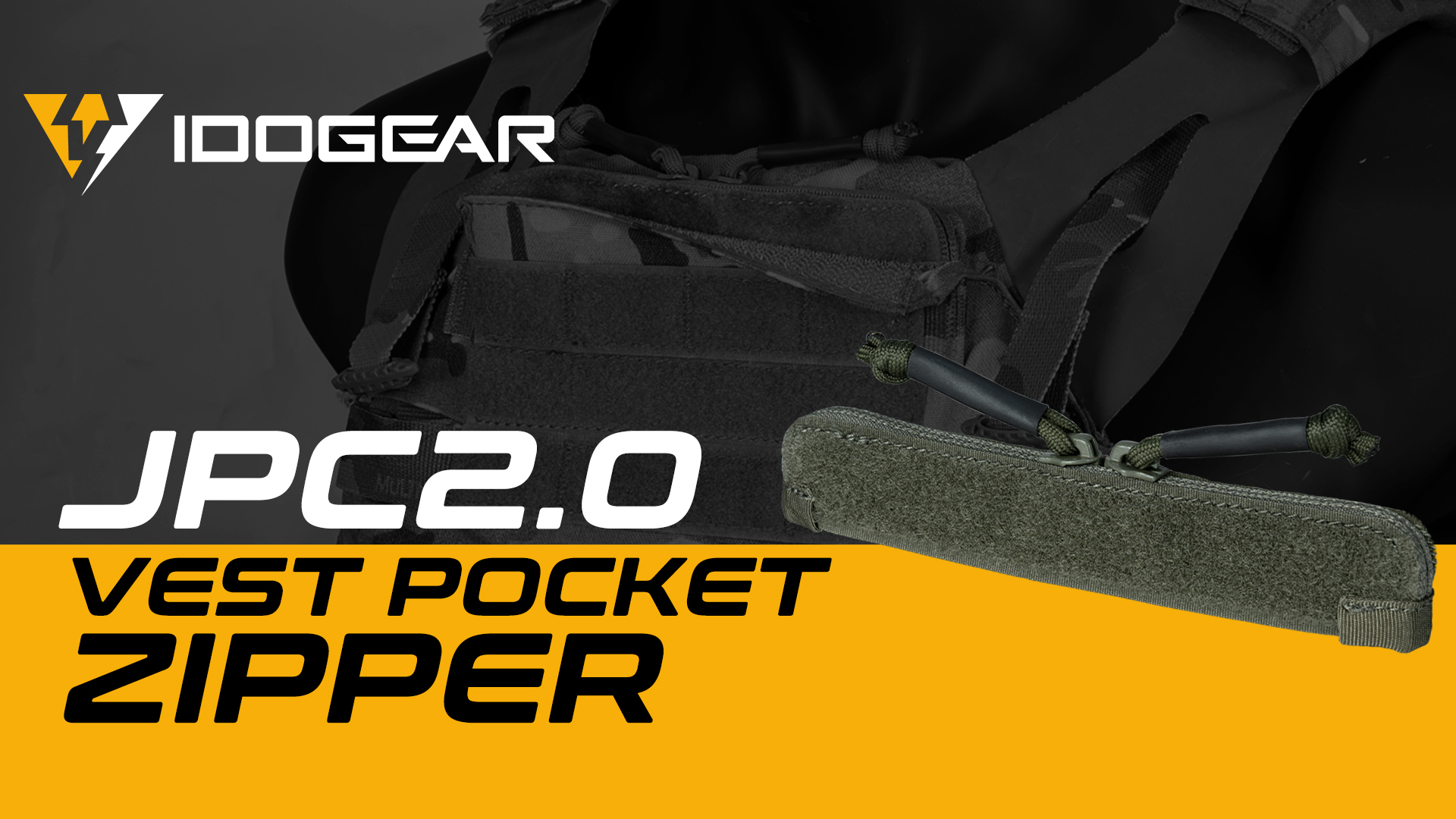 Amazon.com: IDOGEAR Zipper Strip Insert for Vest Combat AVS CPC