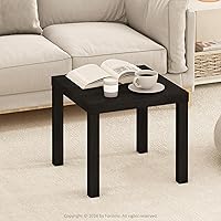 Vista 18 de Furinno - Mesa de café clásica, mesa de café moderna rectangular con tablero triple grueso, mesa auxiliar para sala de estar, oficina en casa, pino