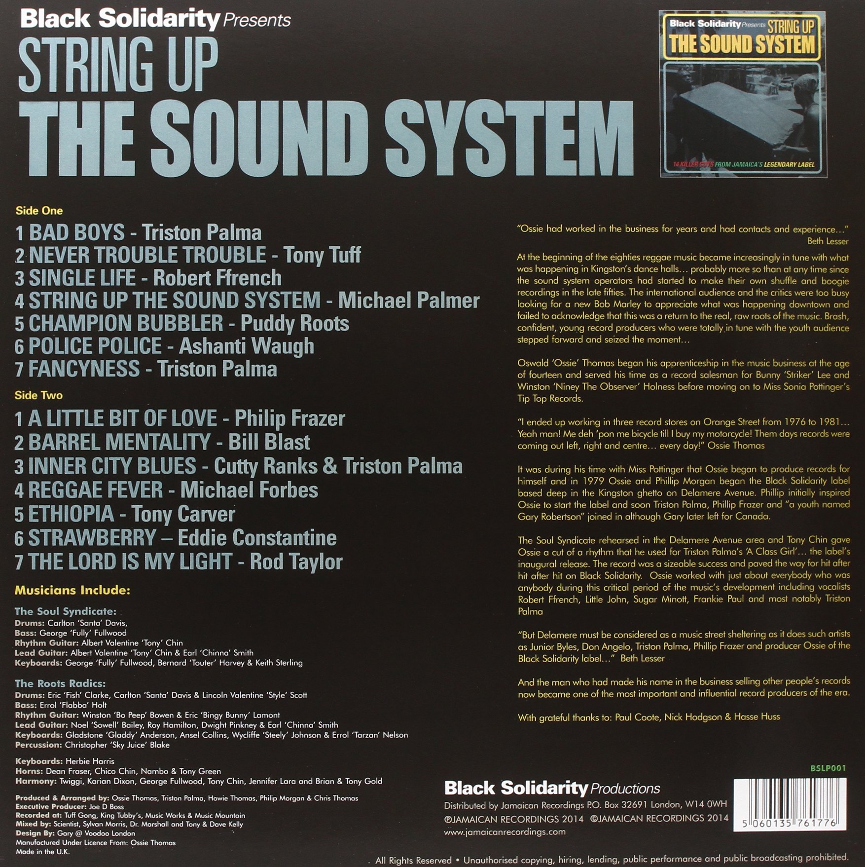 Black Solidarity Presents String Up The Sound / Va