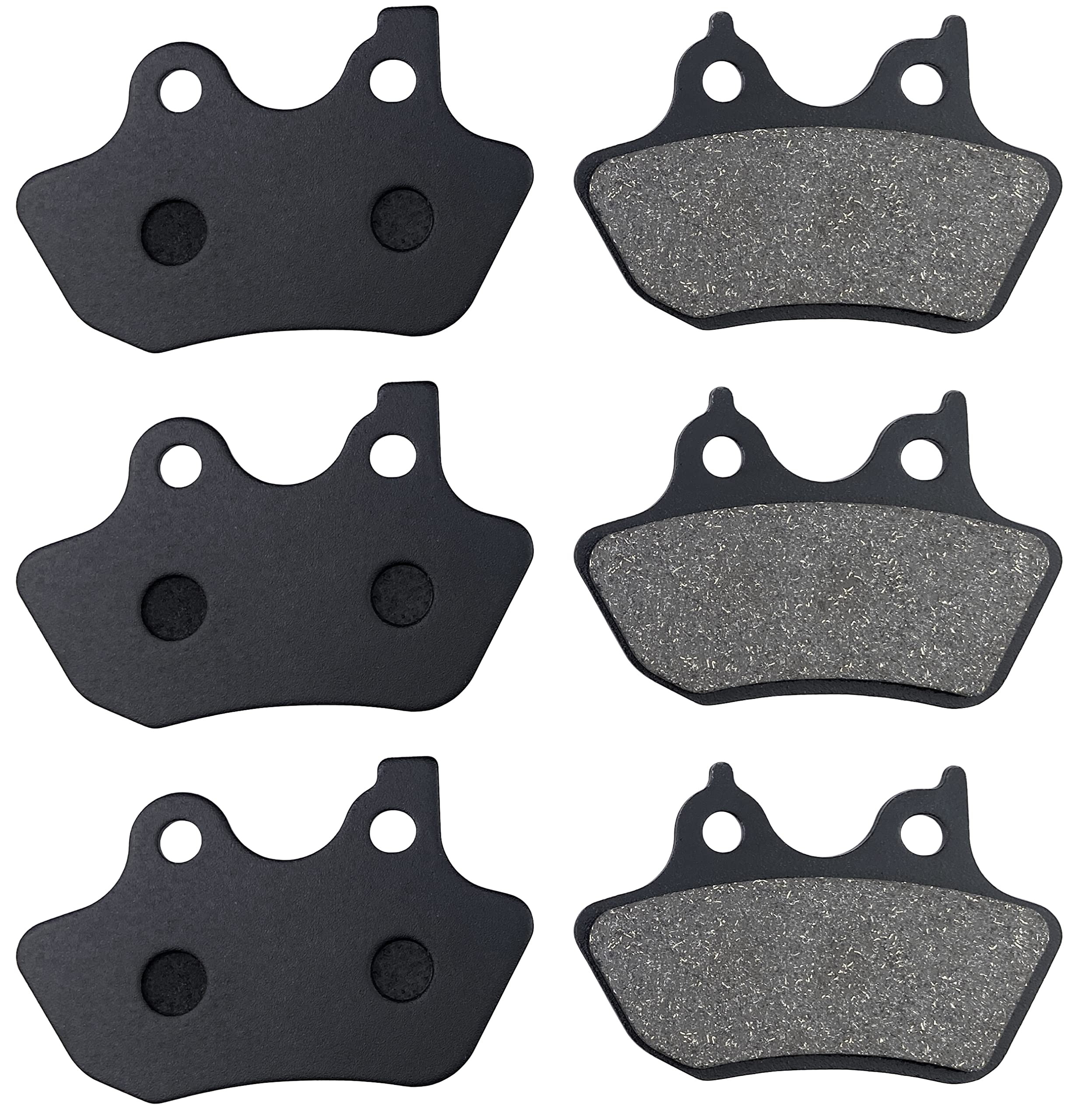 Brake Pads for Harley FLHTCU-I Electra Glide Ultra Classic FLHRCi Road King Classic Touring FLHT Dyna FXDLi Low Rider Road Glide Fatboy Heritage Softail Front and Rear