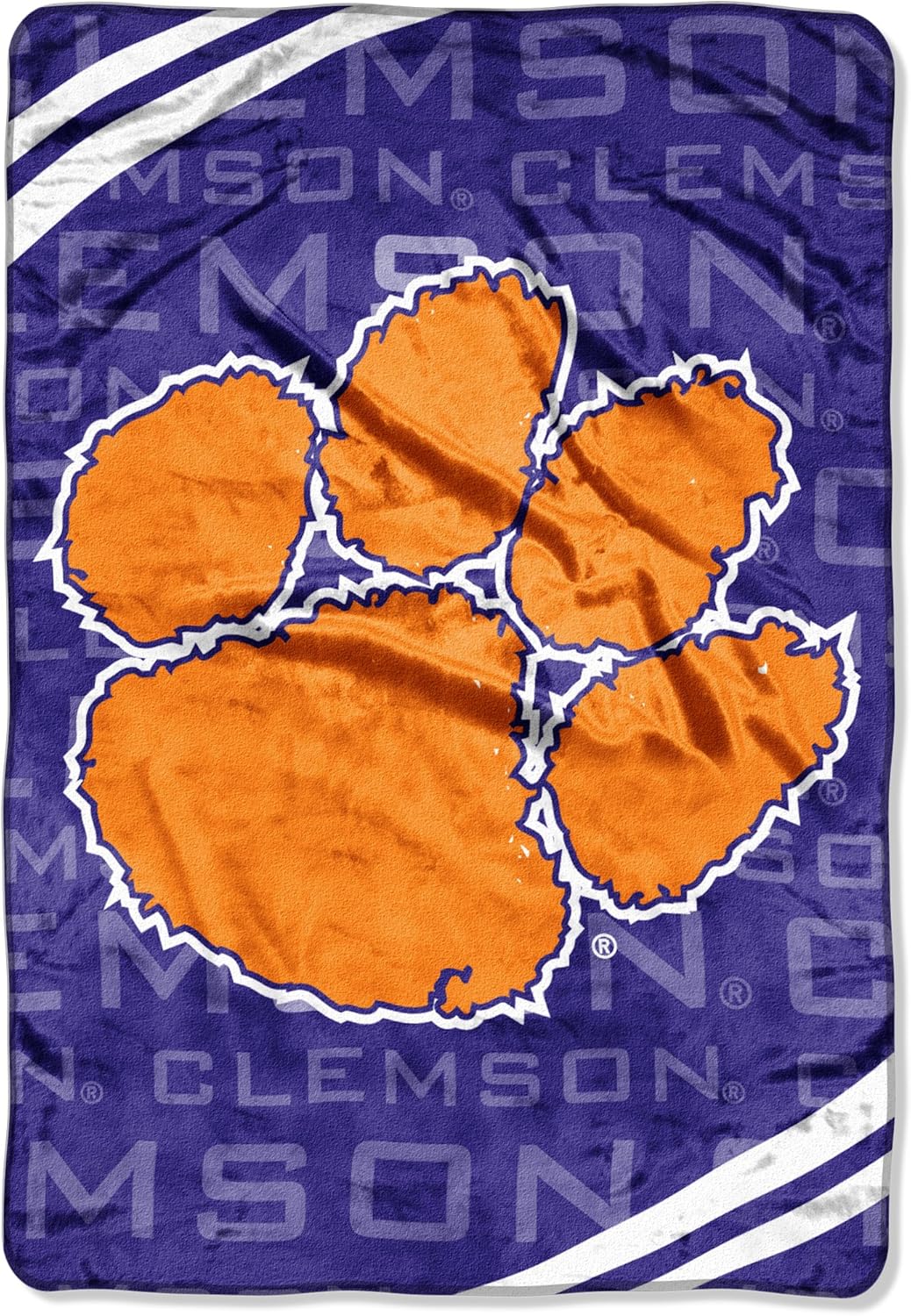 NCAA Clemson Tigers Fleece Throw Blanket