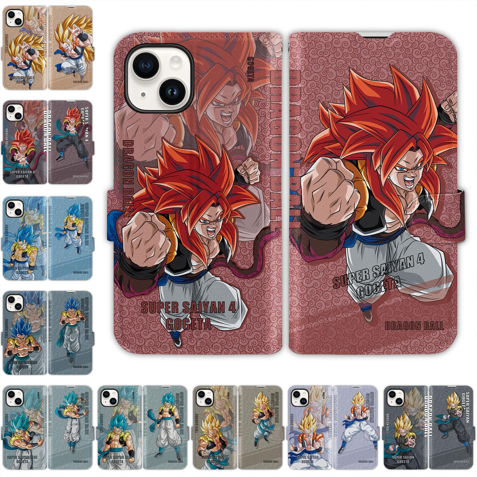 Amazon.co.jp: ドラゴンボール スマホケース ゴジータ ベジータ 孫悟空