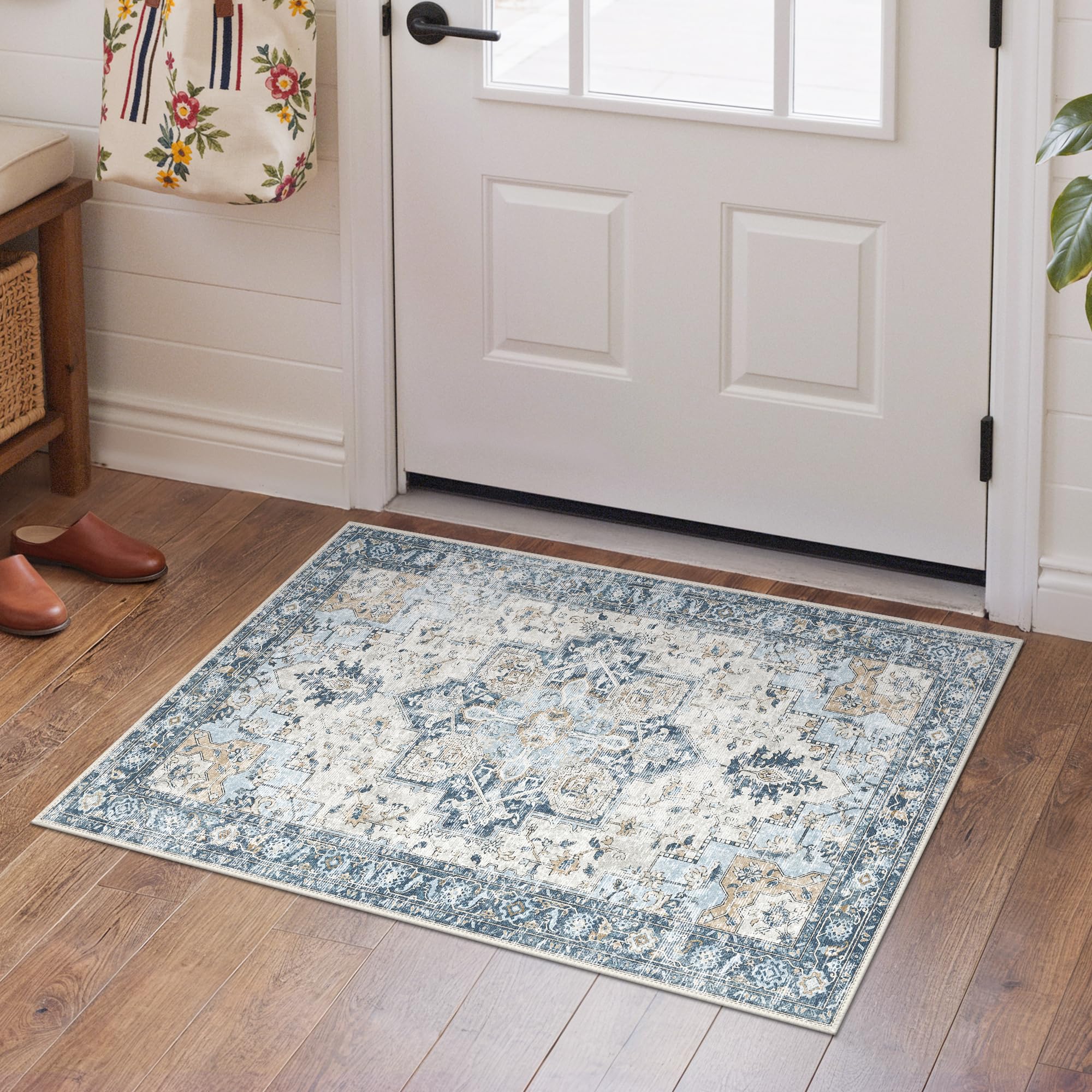 Amazon.com: GENIMO Area Rug 2x3 Doormat, Machine Washable Low Pile
