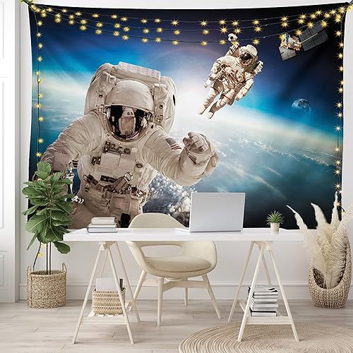 Miniatura 117 de Ambesonne Tapiz indie, estilo moderno de Memphis de los años ochenta, geométrico, abstracto, colorido, diseño de puntos, funky, para colgar en la