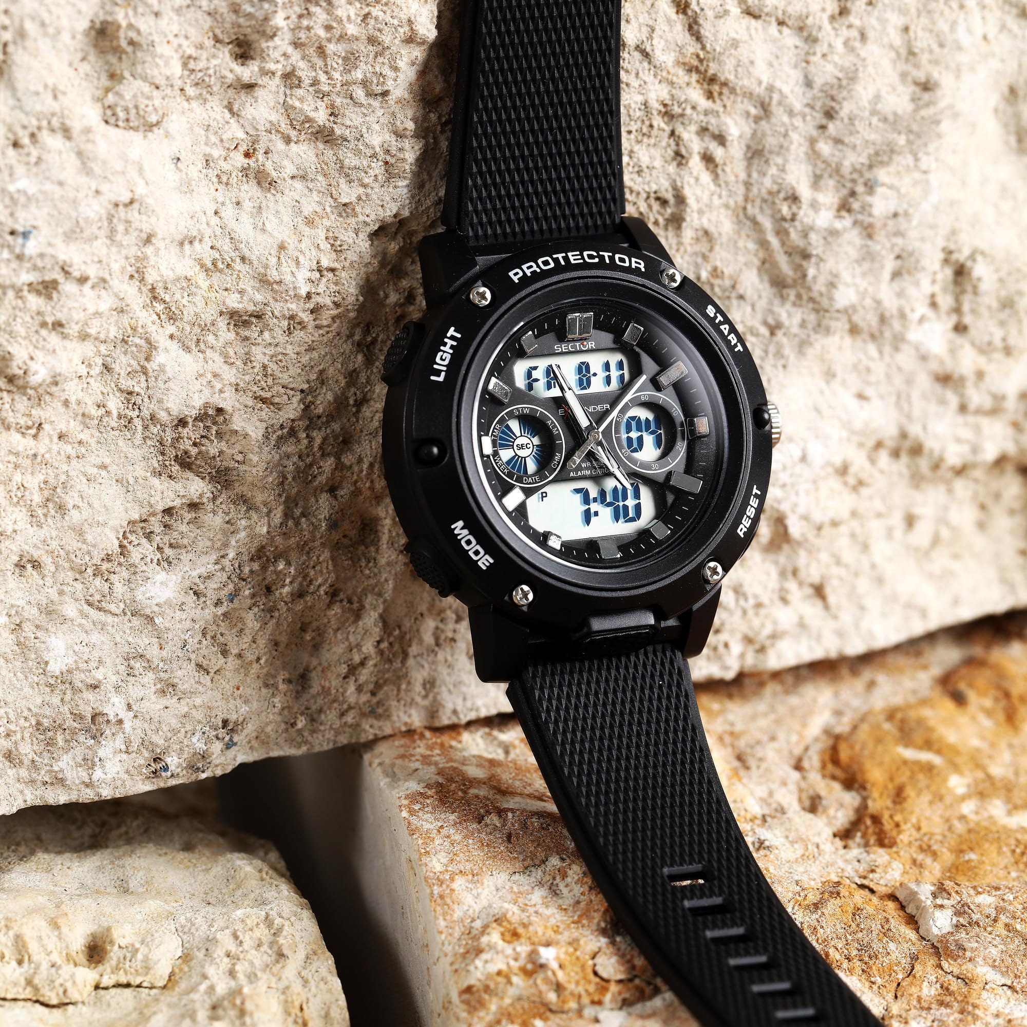 Sector No Limits Ex-45 Orologio Uomo, Analogico Digitale - R3251293001