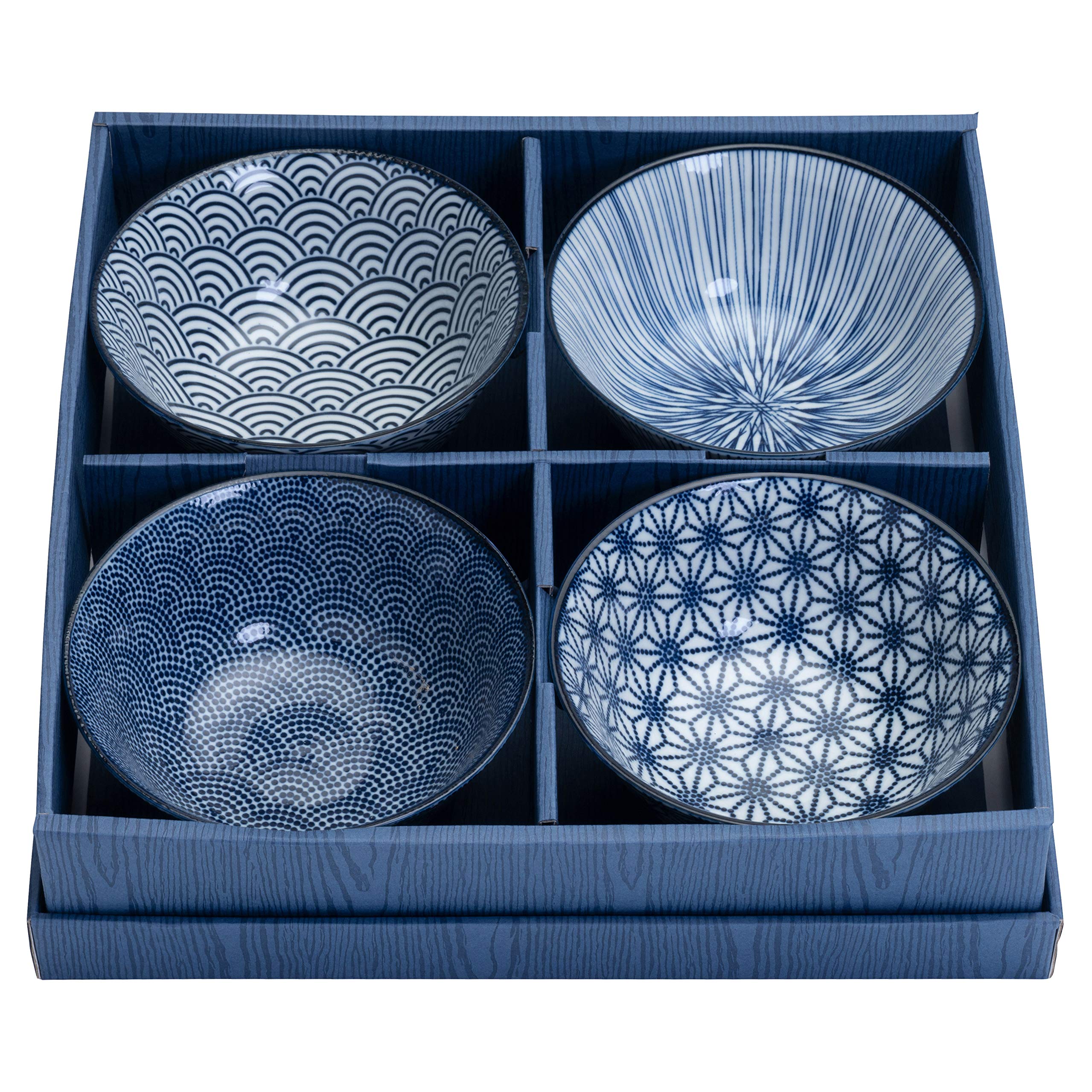 Nippon Blue Tayo-Schüssel-Set, 4-tlg.