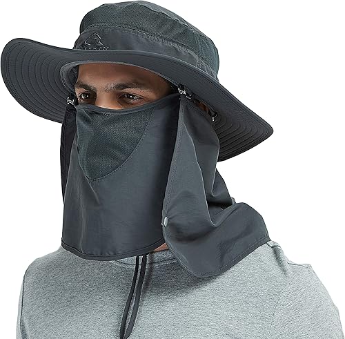 Miniatura 2 de Gorra de pesca Ddyoutdoor 07281 Moda verano protección solar al aire libre con cuello y visera de ala ancha