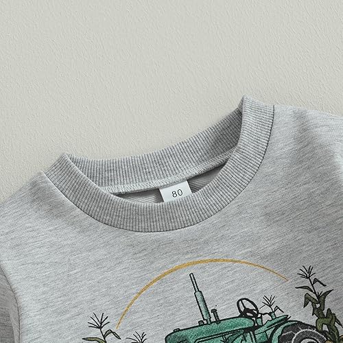 Miniatura 3 de Muasaaluxi Sudadera de manga larga con cuello redondo y calabaza para bebés, niñas y niños, ropa de Halloween, suéter de gran tamaño para otoño,