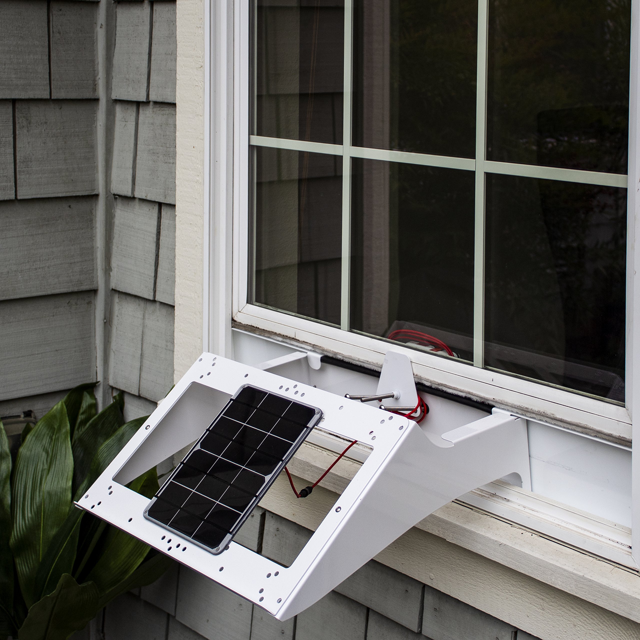 Amazon.com: Perch Horizontal - Solar Panel Frame for Single u0026 Double Hung  Windows, optimized for Voltaic Systems solar charging kits : Patio, Lawn u0026  Garden