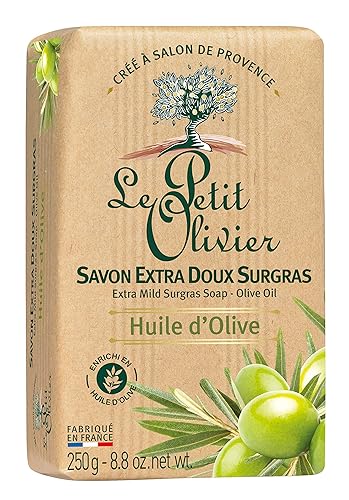 Miniatura 7 de Le Petit Olivier Barras de jabón extra suaves - Aloe Vera - Limpia suavemente la piel - Delicadamente perfumado - Basado en origen vegetal - 2 piezas