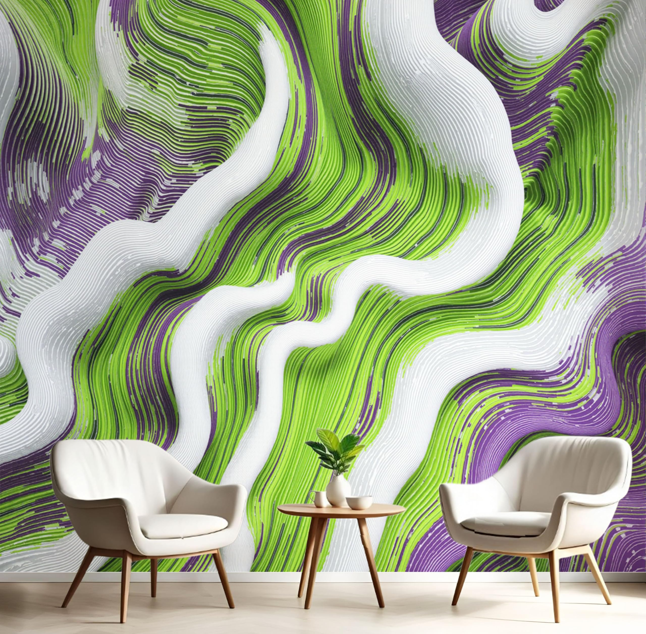 Décoration photo murale 450x315cm papier peint luxe effet soie 3d