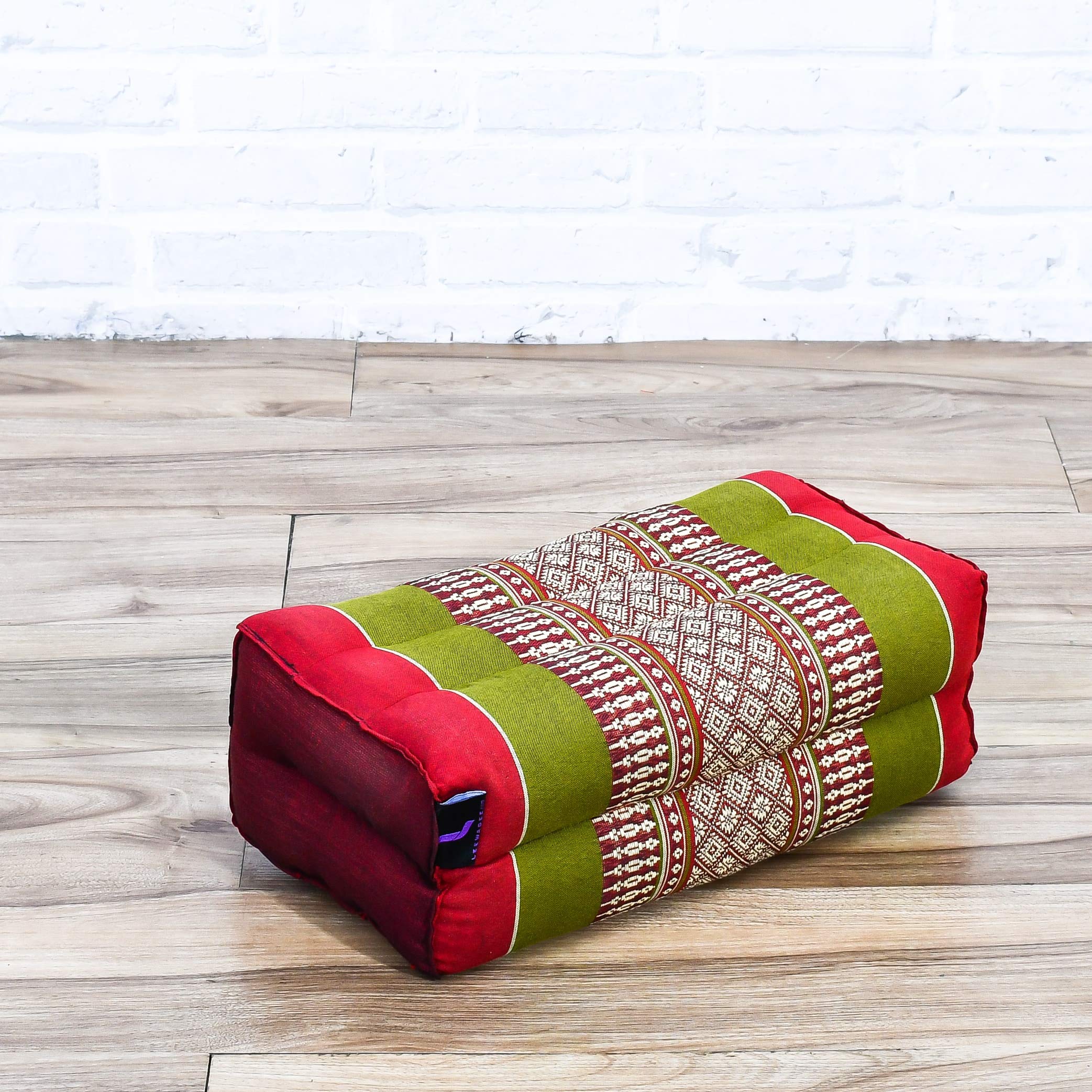 Leewadee Cuscino Blocco Yoga - Kapok Cuscino di Supporto per Yoga, Meditazione & Relax