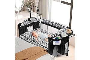 Cosleeper Bassinet Attach to Bed - Xilingol 5-in-1 Baby Bedside Sleeper