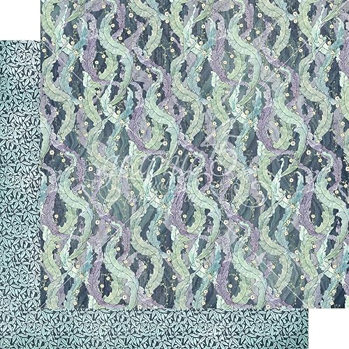 Miniatura 8 de Graphic 45 Make a Splash - Paquete de colección de 12 x 12 con temática de sirena y patrones y colores sólidos