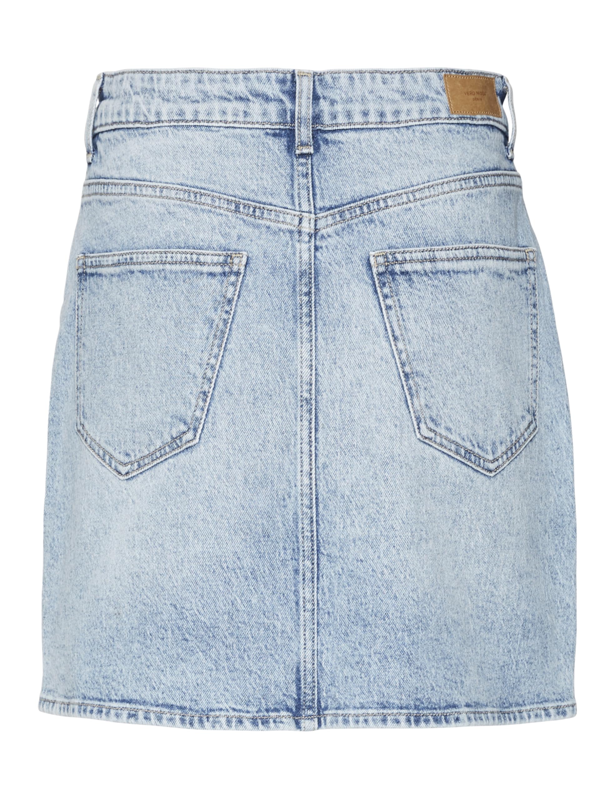 Vero Moda Damen Mini Jeans Rock VMTessa kurzer Damenrock mit Taschen