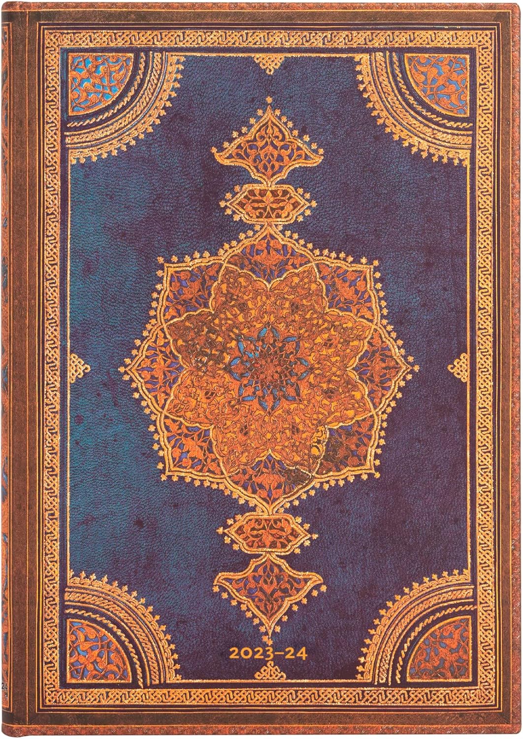 Paperblanks Kalender 18 Monate 2023-2025 Indigo Safawita  Horizontal 