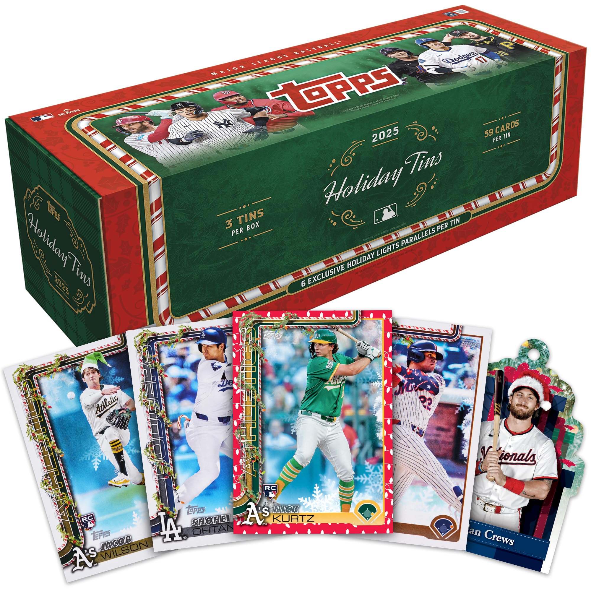 Amazon.com: 2025 Topps Holiday Baseball – Factory Sealed 