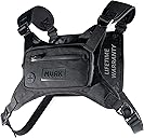 MVRK Water Resistant Running Vest Chest Pack, Phone Holder for Running, Lightweight Training Pack with Reflective Detail