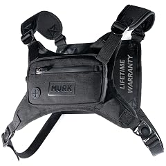 MVRK Water Resistant Running Vest Chest Pack Phone Holder for Running Lightweight Training Pack with Reflective Detail